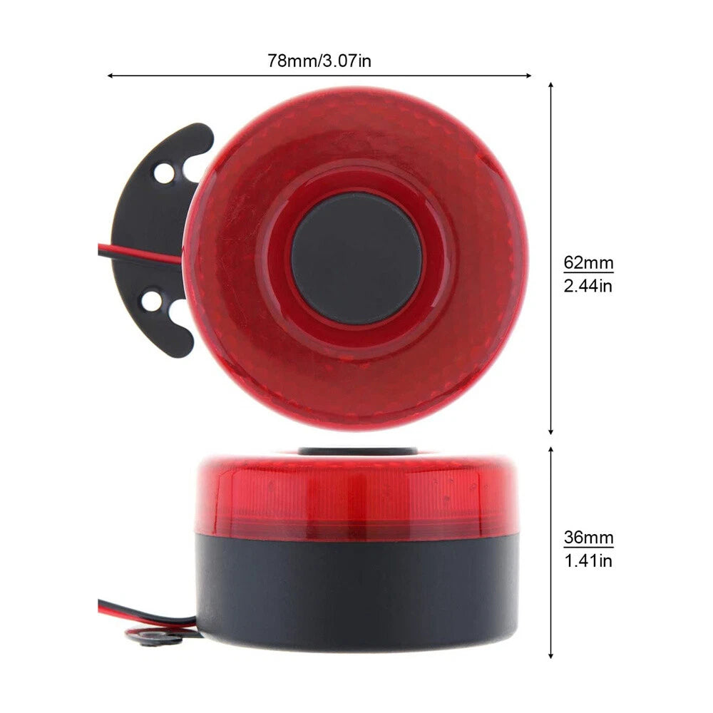 12V-24V Waterproof Back-up Alarm Buzzer Siren 105dB