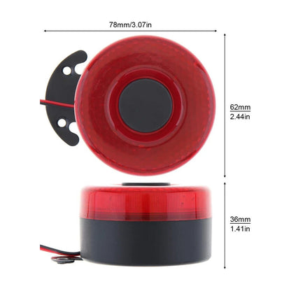12V-24V Waterproof Back-up Alarm Buzzer Siren 105dB