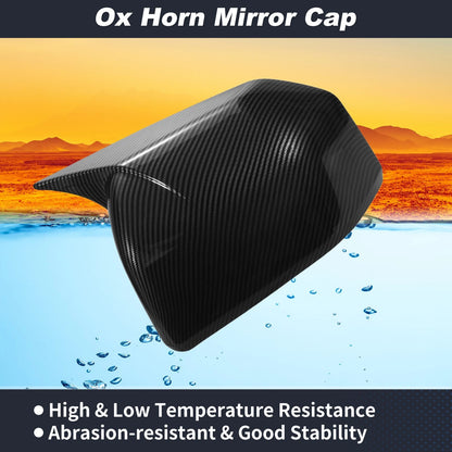 Left Right Side Rear View Mirror Covers for Ford F150 (2015-2020)