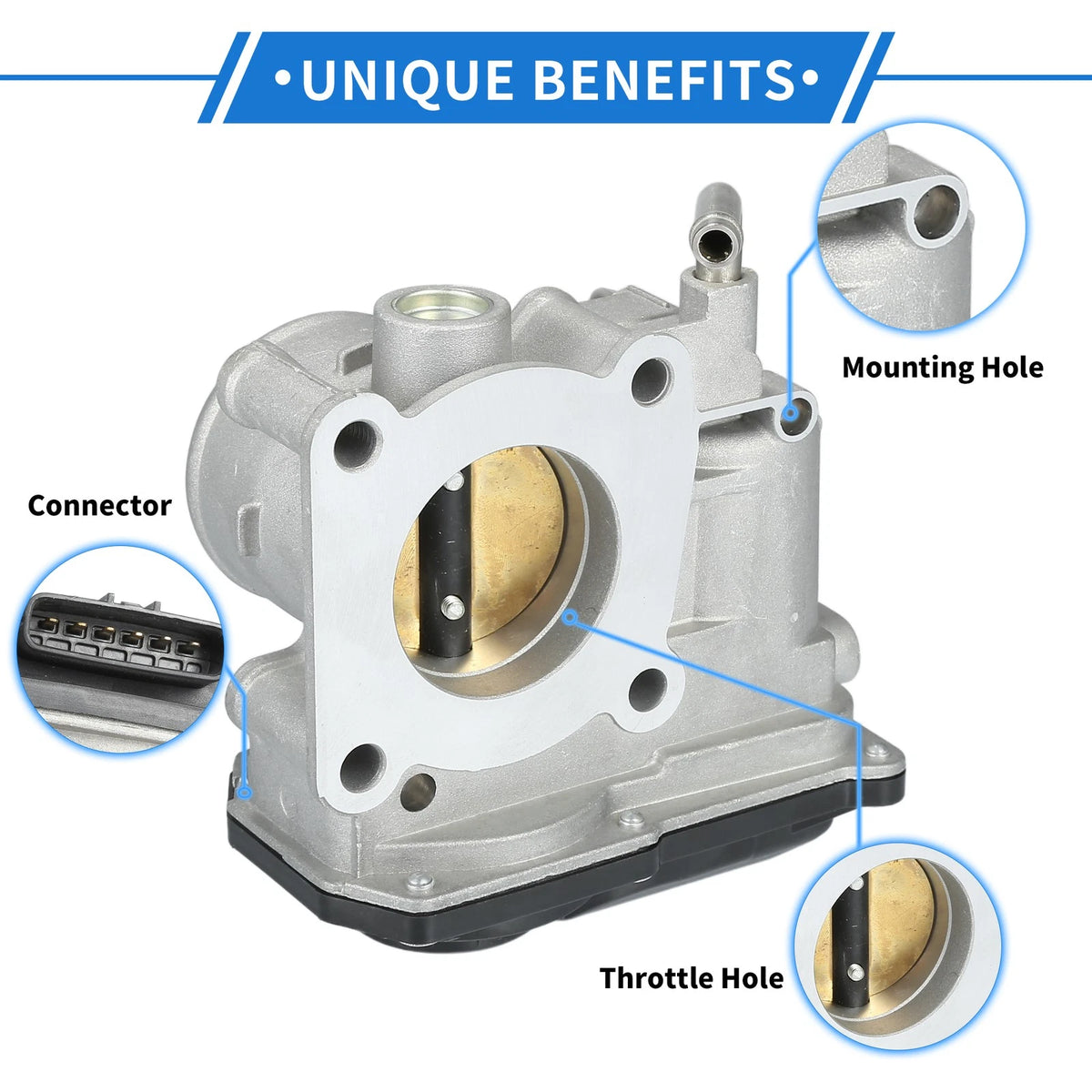 Throttle Body for Toyota Yaris 1.5L L4 (2007-2018)