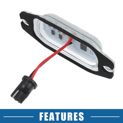 2 x White LED License Plate Lights for Toyota 4Runner (1989-1992)