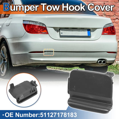 Rear Tow Hook Cover for BMW 528i 535i 550i Unpainted