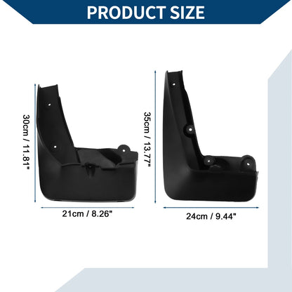 Mud Flaps Splash Guards 1 Set for BMW X1 (2010-2015)