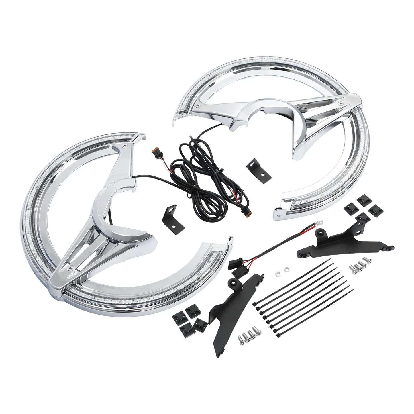 Brake Rotor Covers LED Lights for Honda Goldwing 1800 (2018-2025)