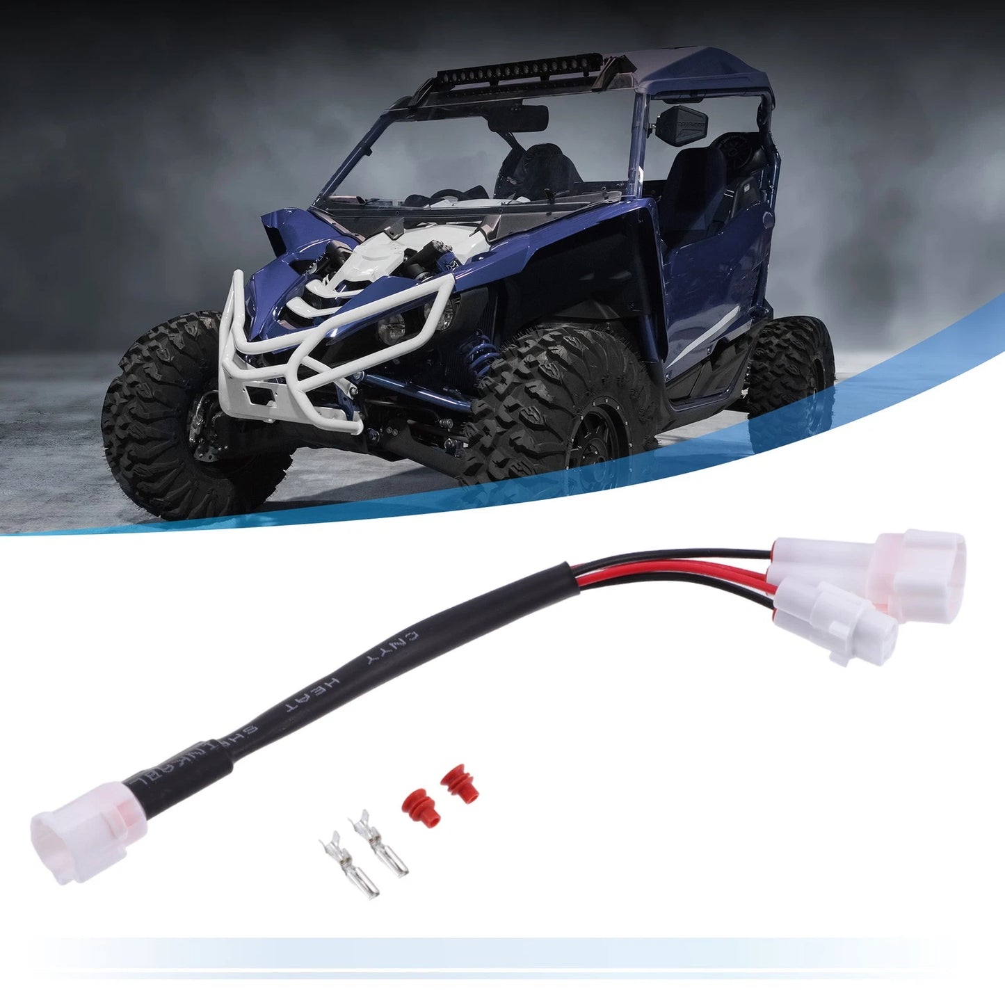 12V Ignition Cable Wiring Harness Pigtail for Yamaha YXZ1000R (2016–2022)