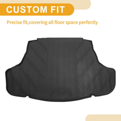 Cargo Liner Rear Trunk Mat for Toyota Camry 2018-2025 Diamond Pattern