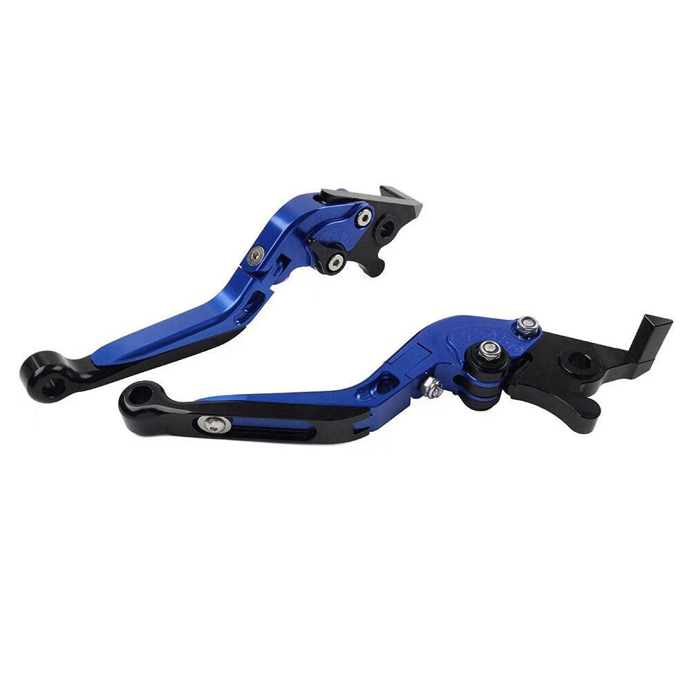 CNC Blue Extendable Brake Clutch Levers for Yamaha YZF R1 R6 R6S (2004-2016)