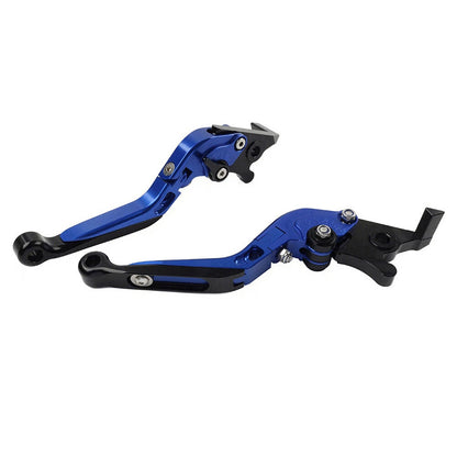 CNC Blue Extendable Brake Clutch Levers for Yamaha YZF R1 R6 R6S (2004-2016)