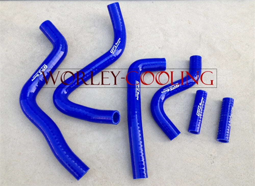 Silicone Radiator Hose Kit for Kawasaki KX250 (1999-2002) BLUE
