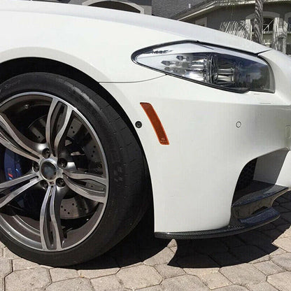 Carbon Fiber Front Bumper Corner Splitter Lip for BMW F10 M5 (2011-2017)