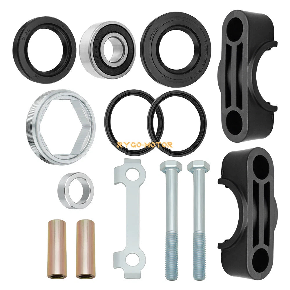 Steering Stem Bushing Bearing Seal Holder Nut for Yamaha Raptor 350 660 700