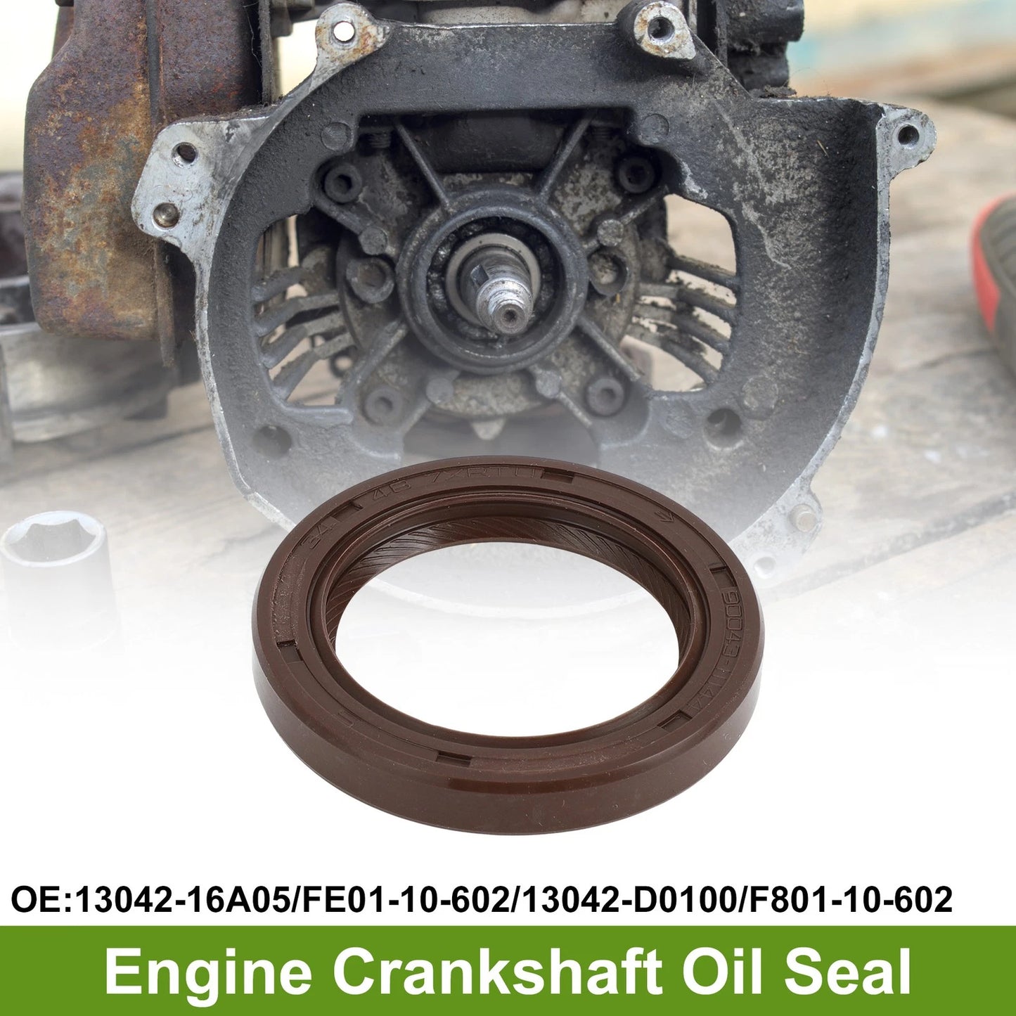 Front Crankshaft Oil Seal for MAZDA MX3 Mk5 Mk6 (1991-1998) 1 x Seal