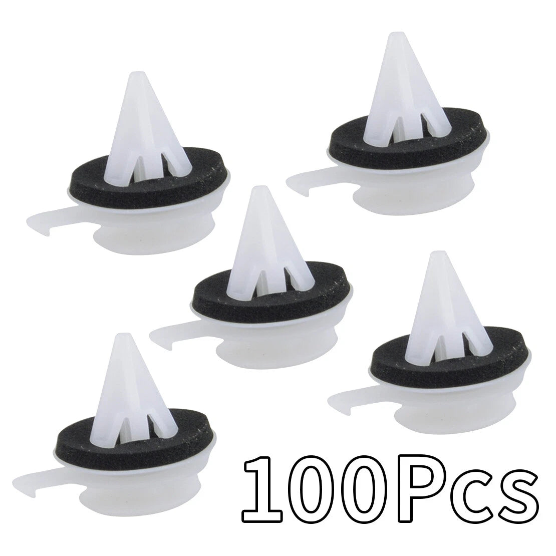 100Pcs Windscreen Moulding A Pillar Post Clips for Range Rover