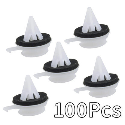 100Pcs Windscreen Moulding A Pillar Post Clips for Range Rover