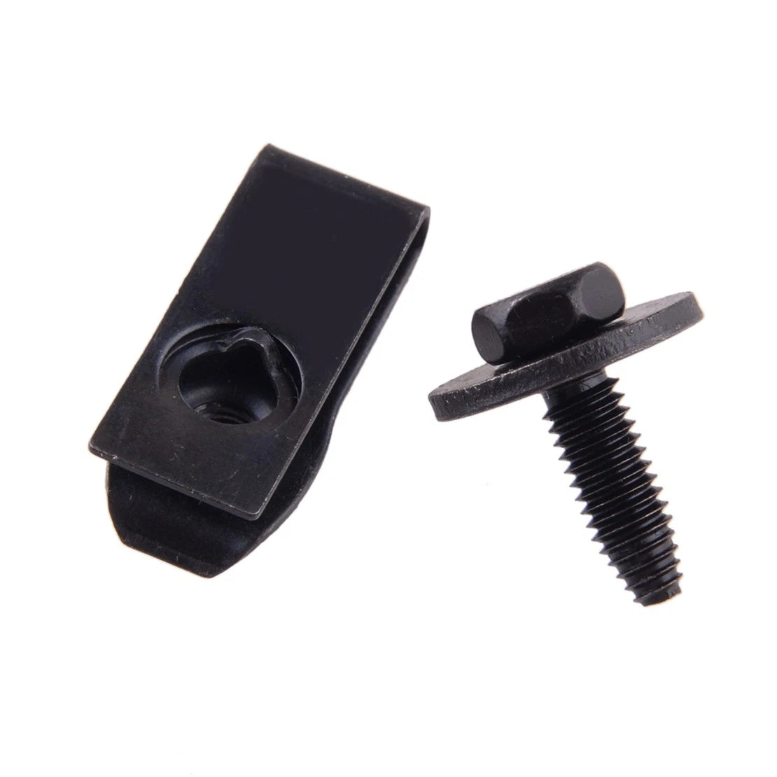 40 x Body Bolts & U-Groove Clips M6 Hex 10mm for Ford Truck (Fits Various Years)