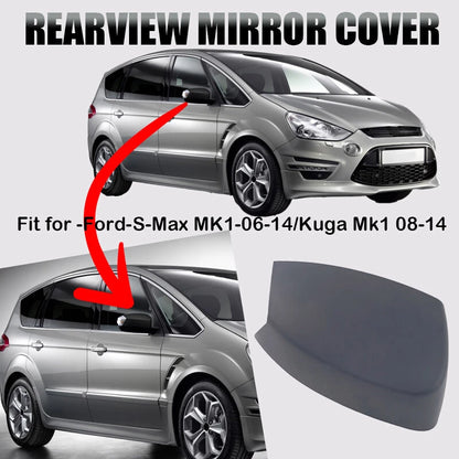 Left Side View Wing Mirror Cover Cap for Ford S-Max Kuga 2008-2014