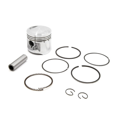Piston Ring Set 56mm Dia Silver Tone Metal for Honda CG125