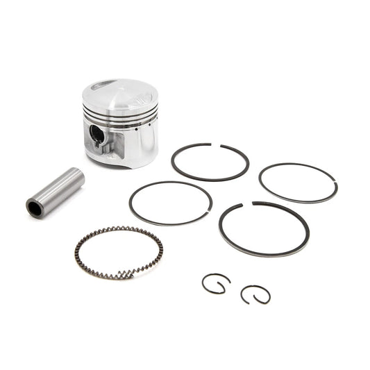 Piston Ring Set 56mm Dia Silver Tone Metal for Honda CG125