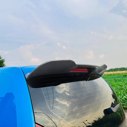 1x Carbon Fiber Rear Boot Spoiler Lip for VW UP, SEAT Mii, Skoda Citigo (11-)
