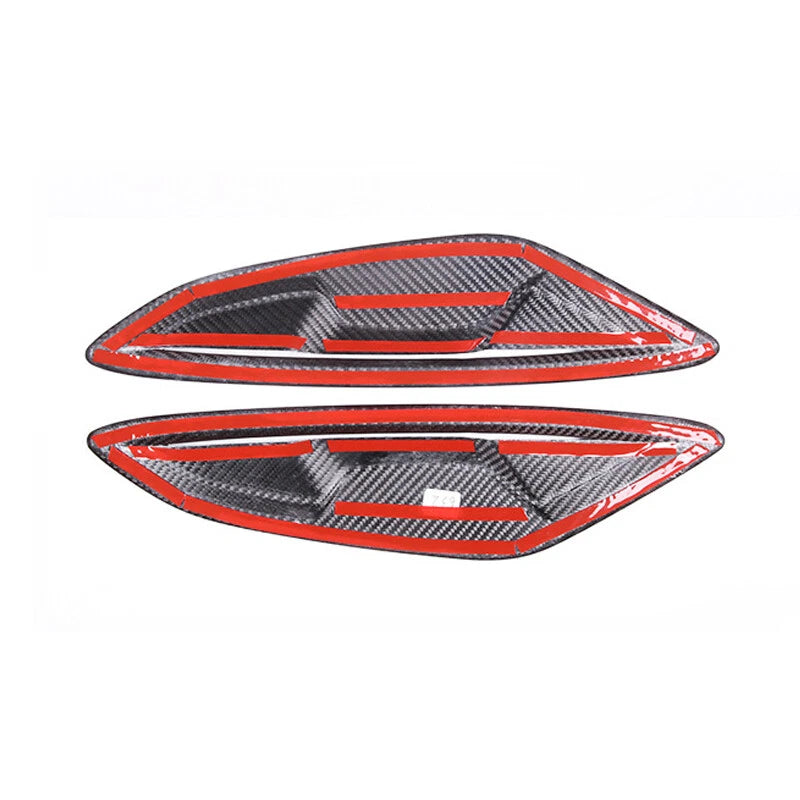 Real Carbon Fiber Side Fender Air Vent Cover Trim for BMW 8 Series 2019-2022