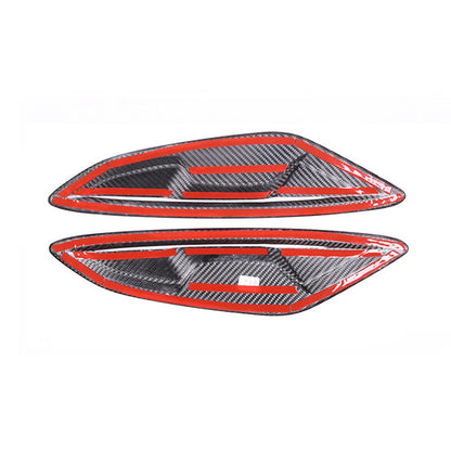 Real Carbon Fiber Side Fender Air Vent Cover Trim for BMW 8 Series 2019-2022