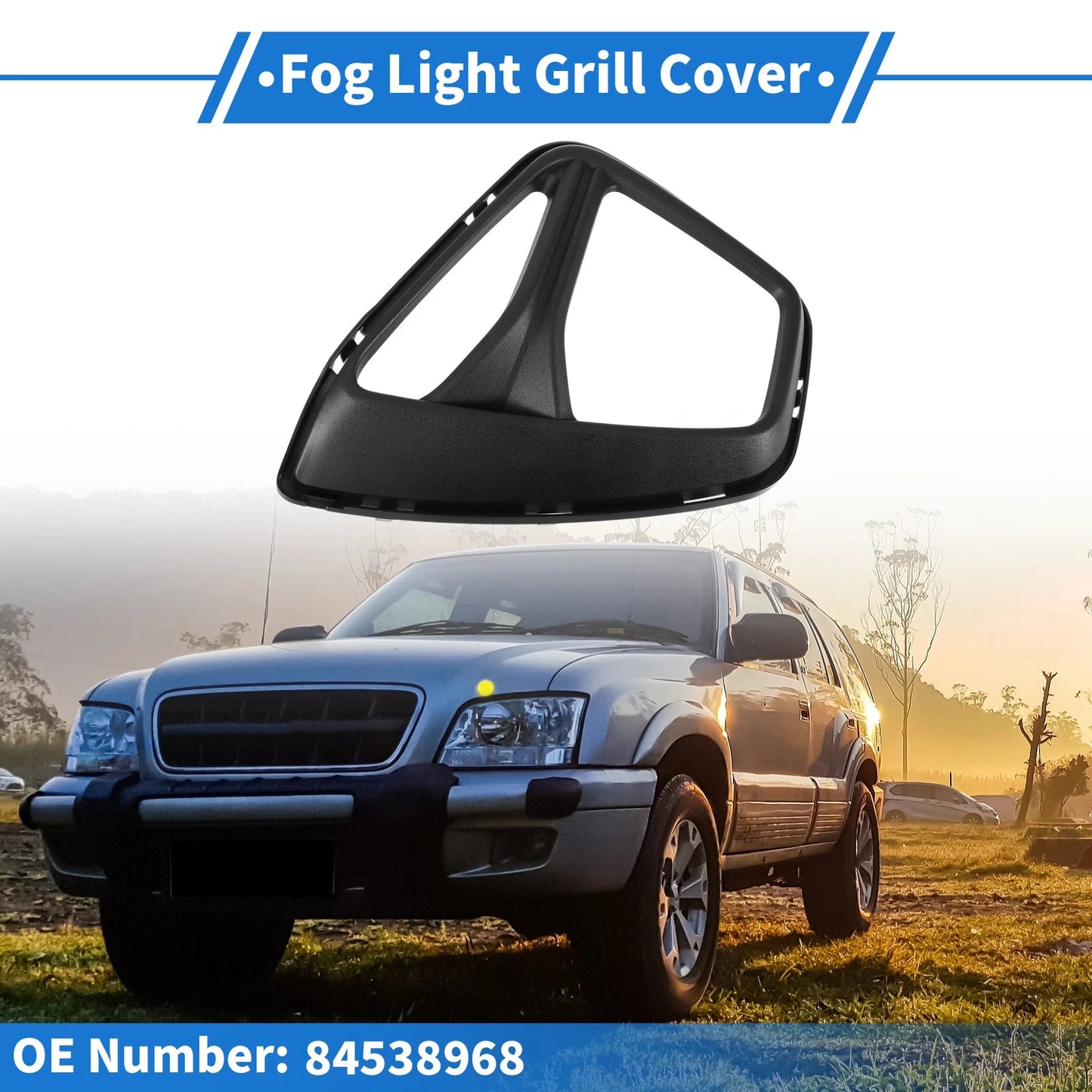 1 Pc Front Left Fog Light Grille for Chevrolet Blazer (2019-2022)