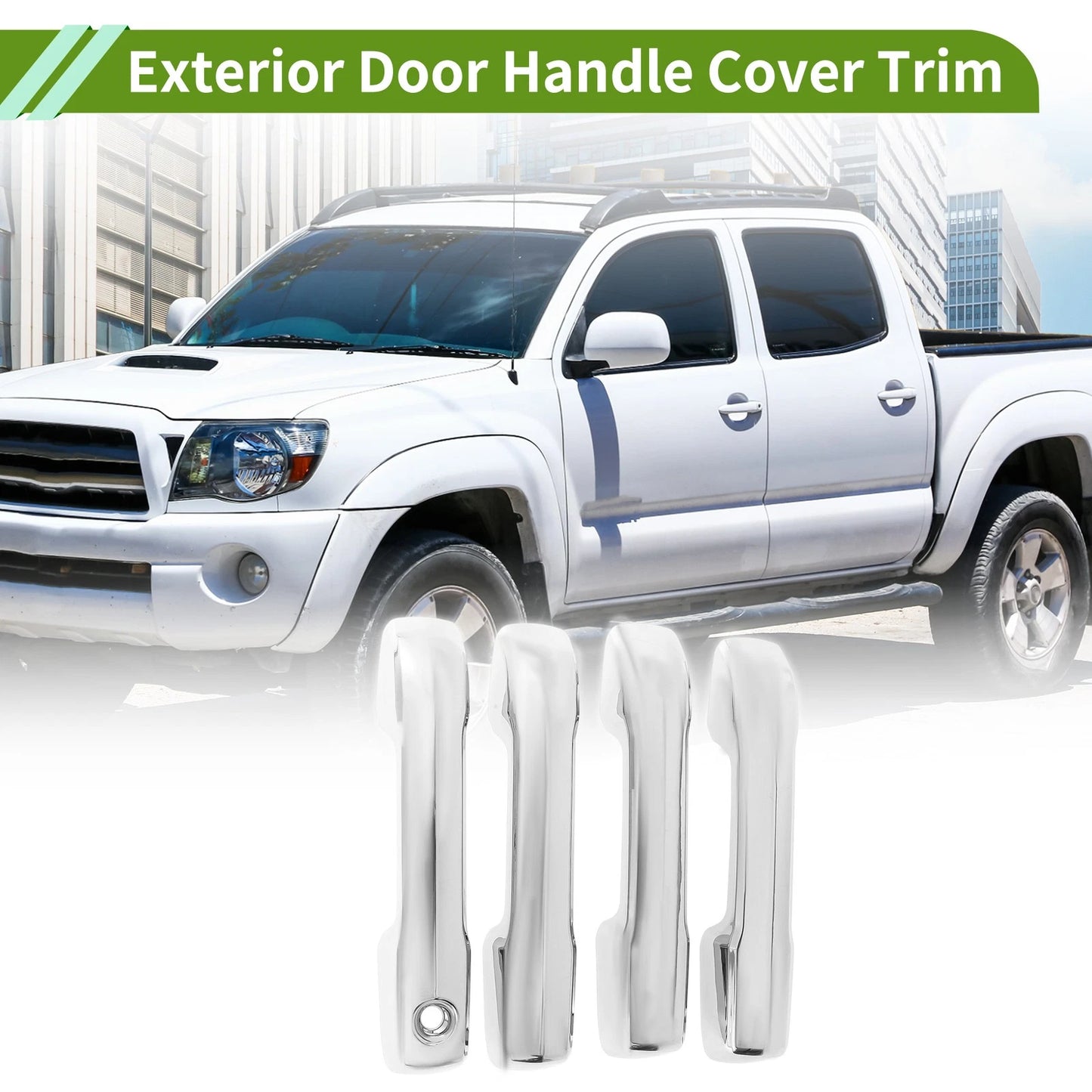 Exterior Door Handle Cover Trim for Toyota Tacoma (2024-2025) 1 Set
