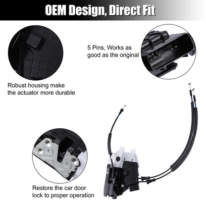 Rear Right Door Latch Lock Actuator for Hyundai Tucson (2016-2019)