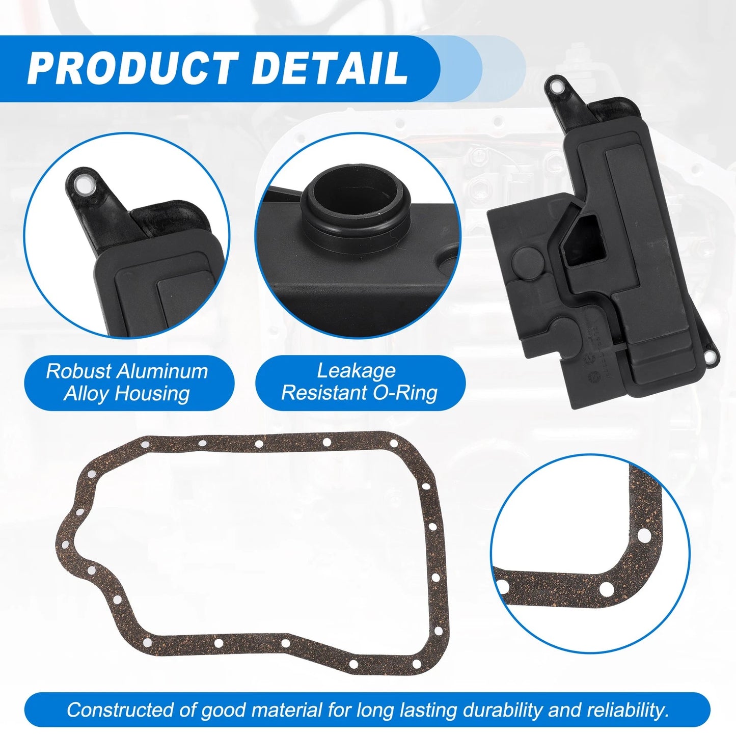 Transmission Filter Oil Pan Gasket Kit for Toyota Camry (2018-2023)