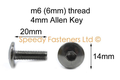 Stainless Steel Fairing Screen Bolt Screw Clip for Yamaha R6 (2017–2021)