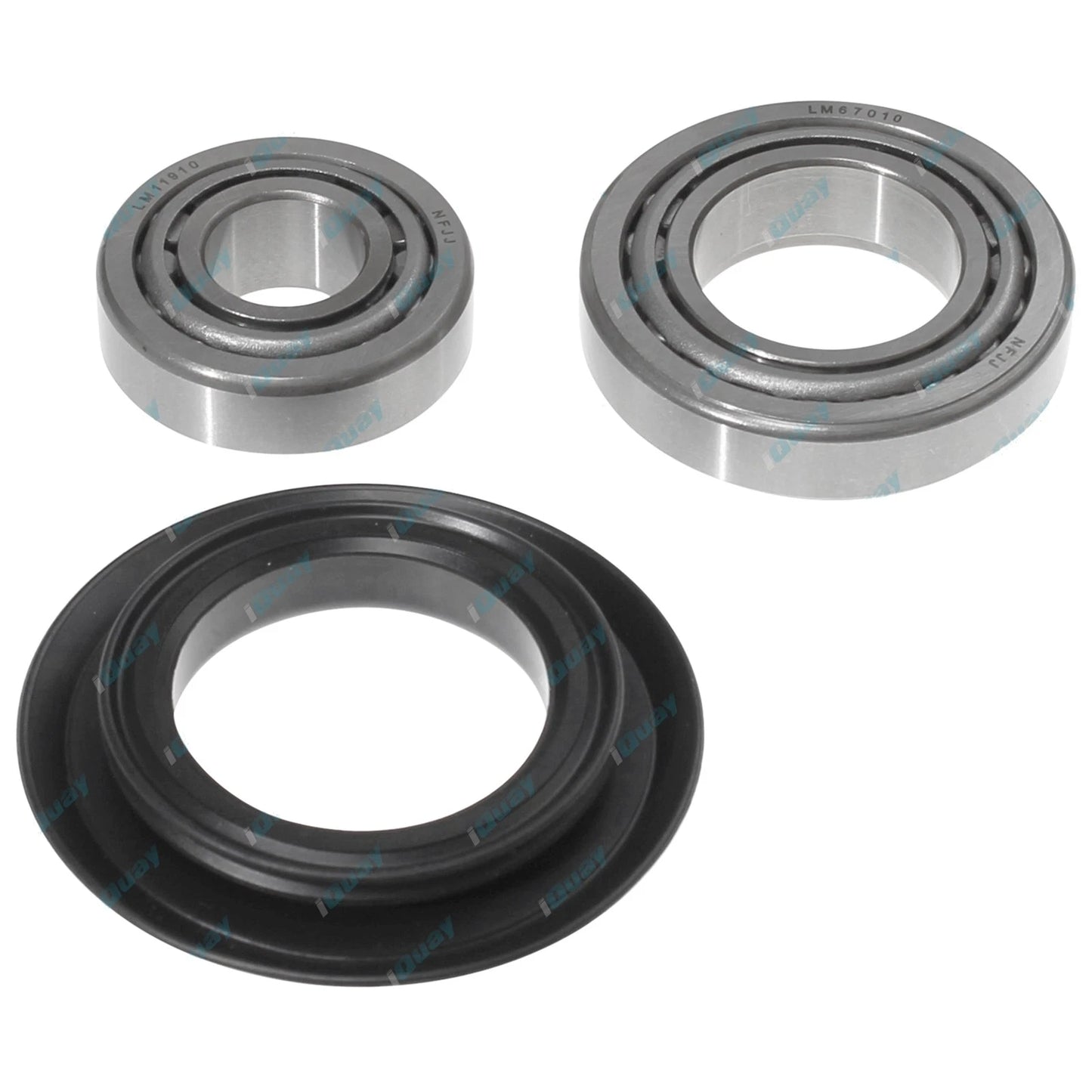 1 x Front Inner + Outer Wheel Bearing + Cone + Seal Kit Set