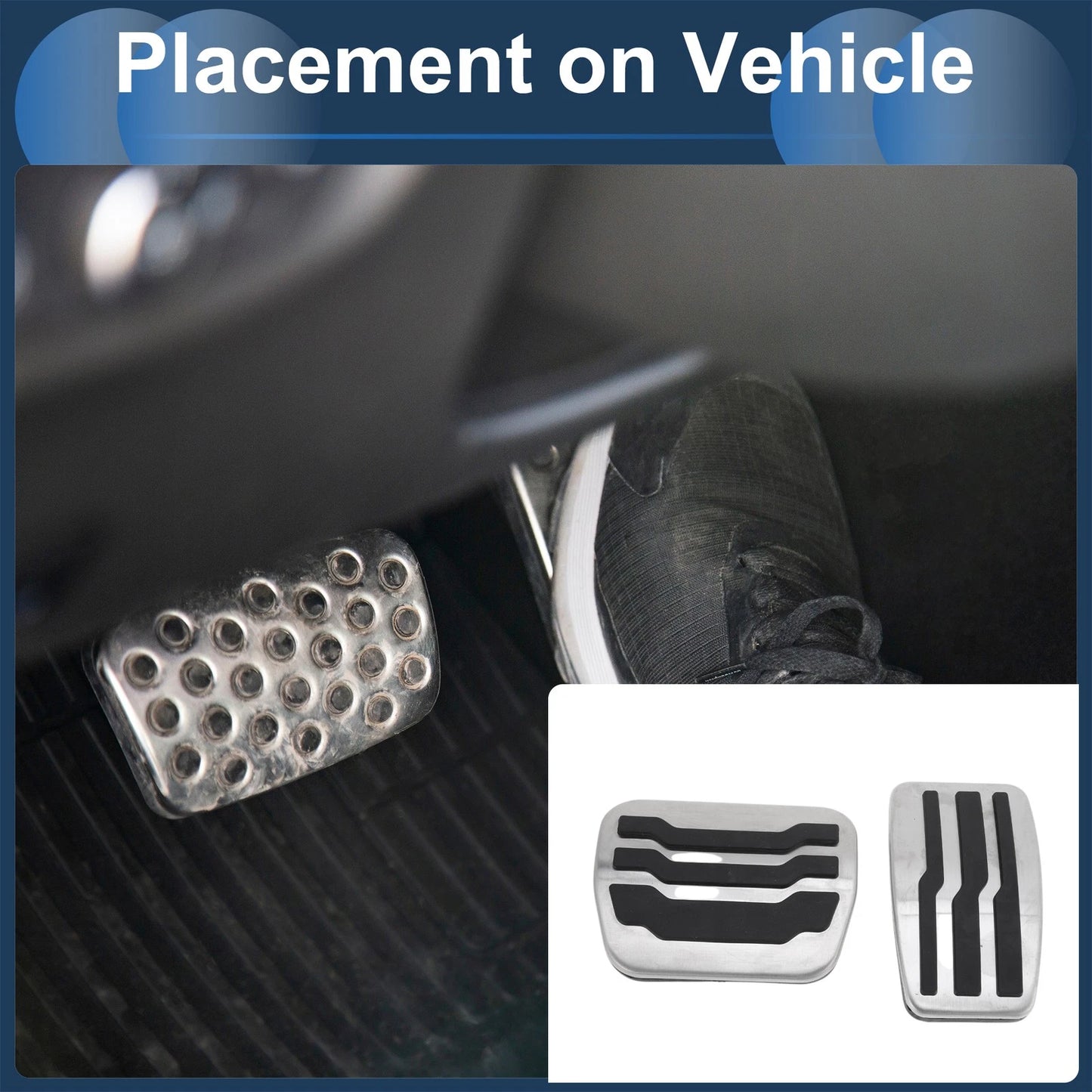 Automatic Footrest Pedals Cover Set for Ford F150 (2009-2014)