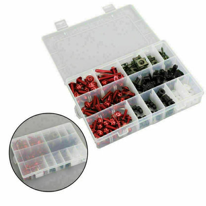 223PCS Red Fairing Screws & Clips Set for BS7 F2