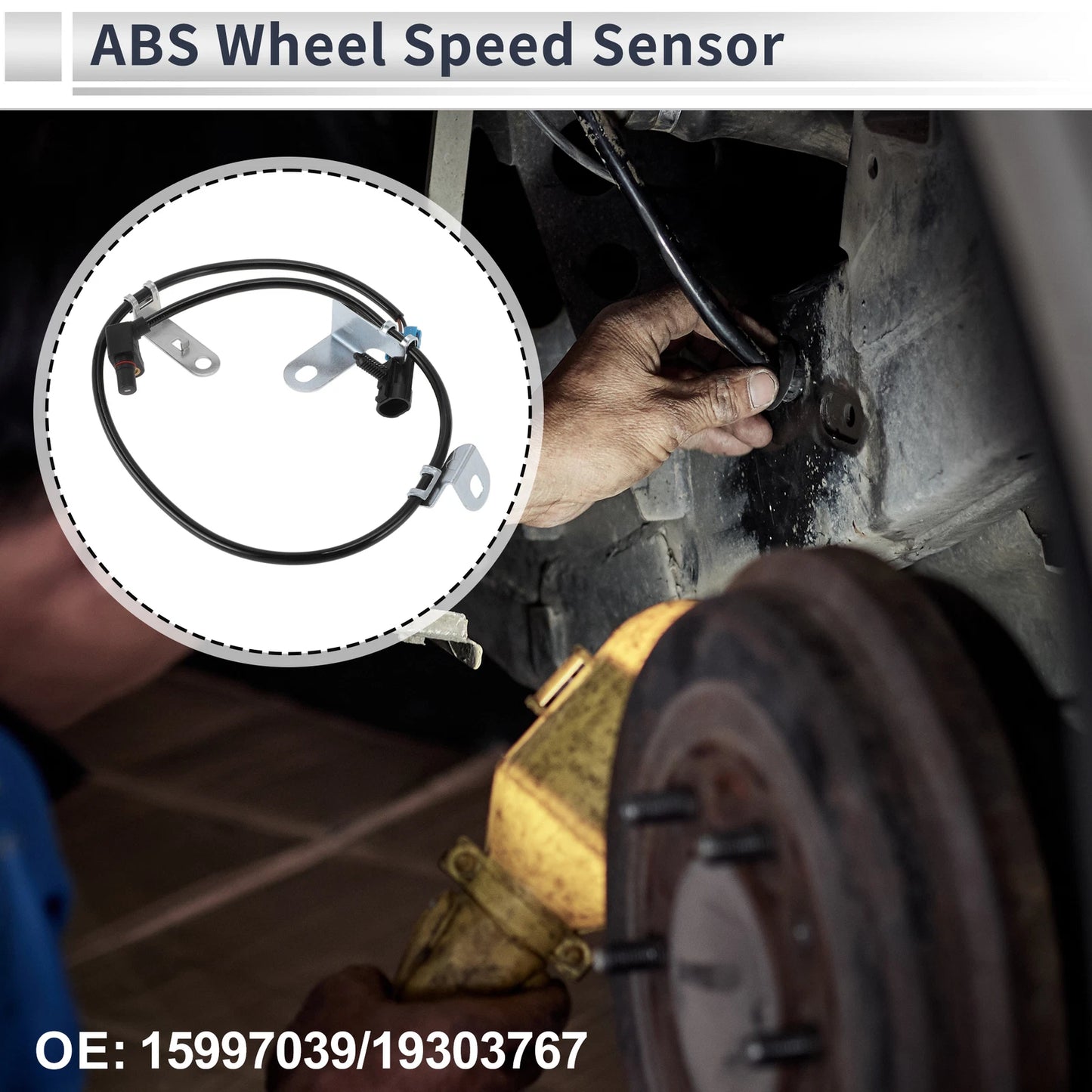 ABS Wheel Speed Sensor 1x Front Right for Chevrolet Blazer (98-05)