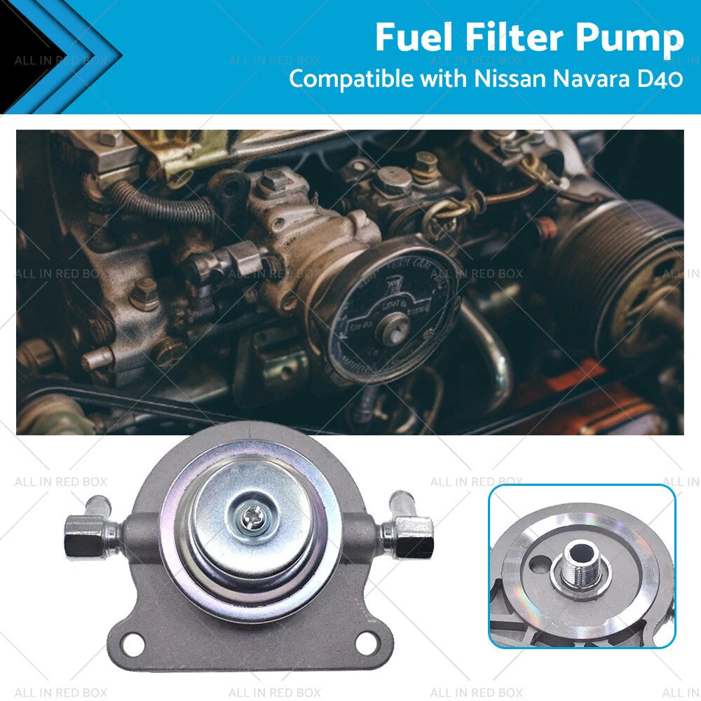 Diesel Fuel Filter Primer Pump 10mm for Nissan Navara D40 (2006 - )