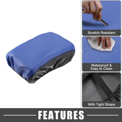Car Center Console Armrest Cover for Honda Civic (2022) Black Blue