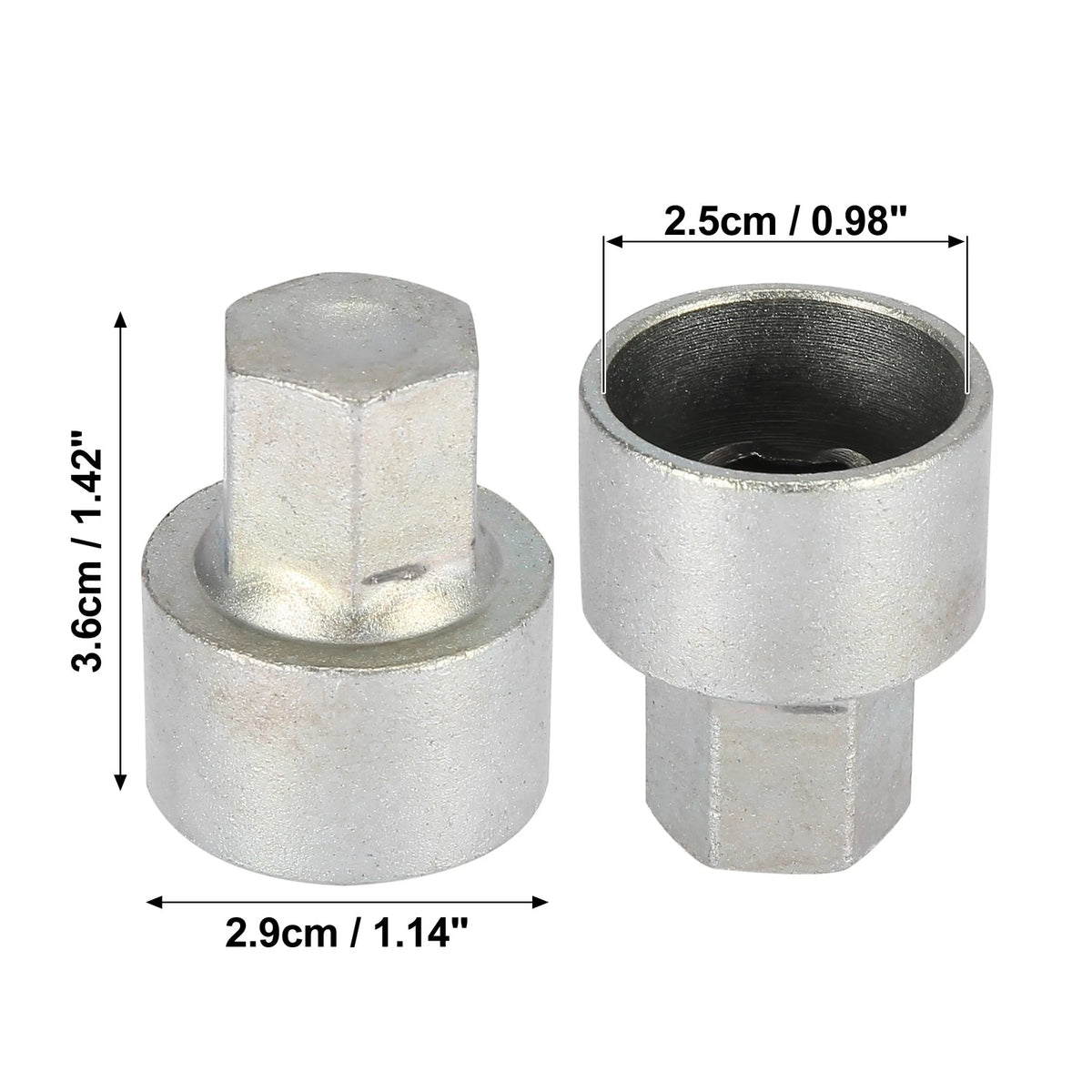 Wheel Lock Lug Nut Anti-Theft Key for BMW 3 5 7 Series (2000-2023)