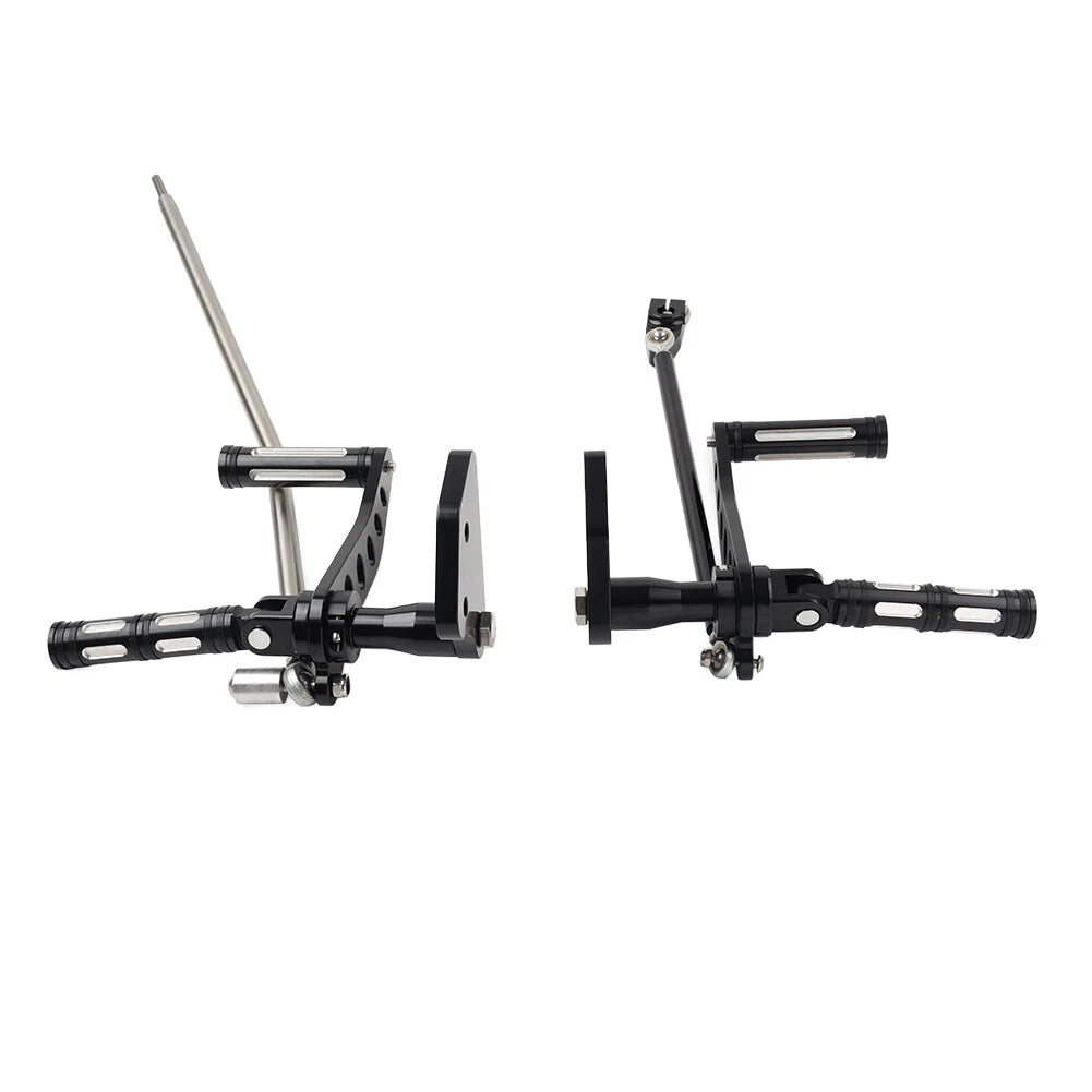 BLK Forward Controls Footpegs for Harley Dyna Low Rider (2000-2012)