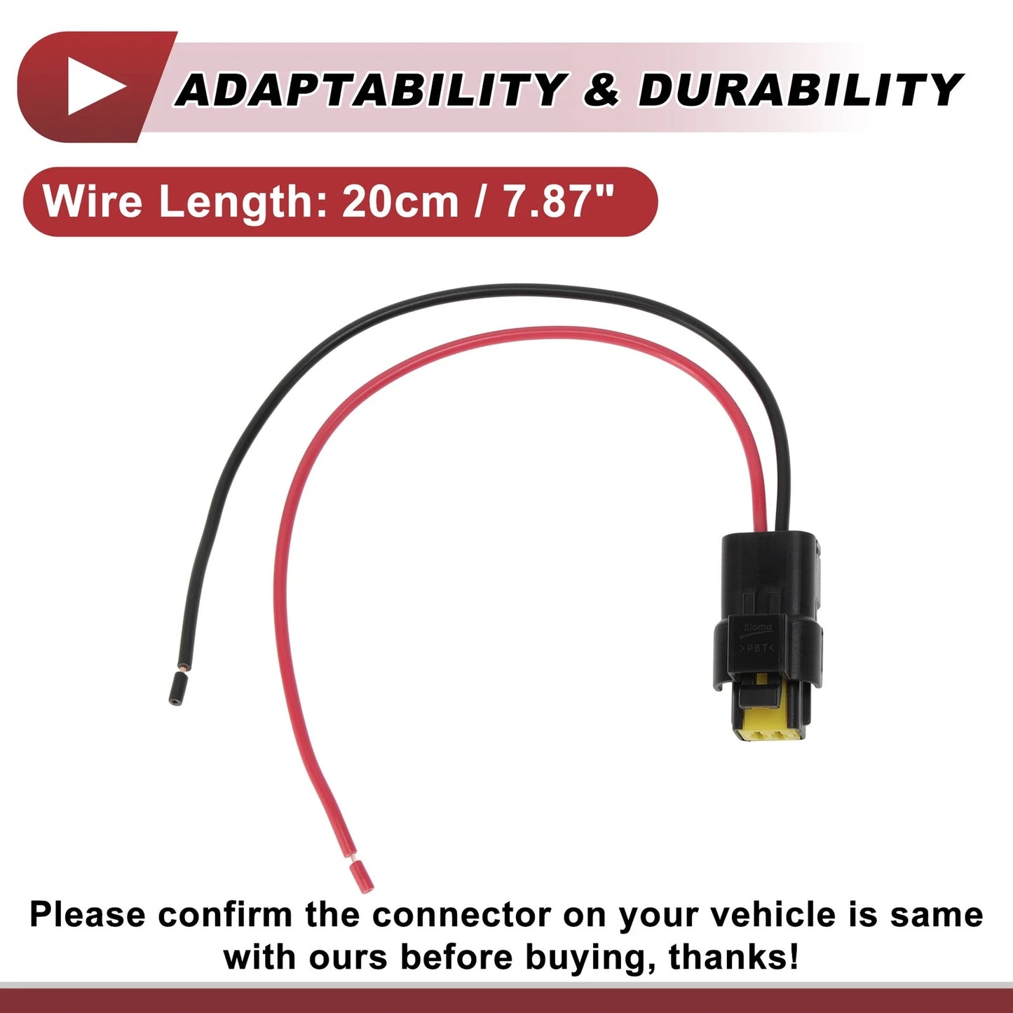 Rear Fog Light Socket Wiring for Ford Ecosport 2008-2012 (2 x)