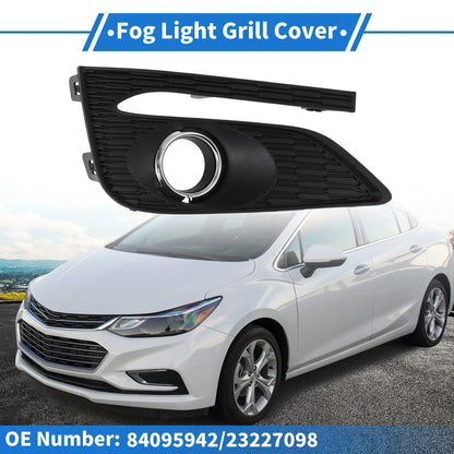 1 Pc Car Front Left Fog Light Grill for Chevrolet Cruze (2017-2018)