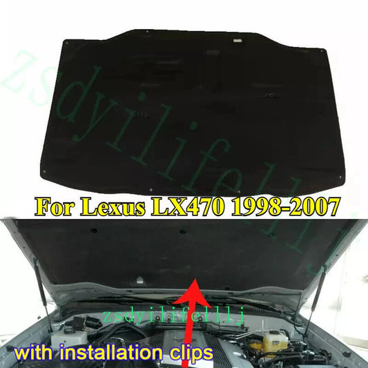 1x Hood-Insulation Pad Liner Heat Shield Cover for Lexus LX470 (1998–2007)