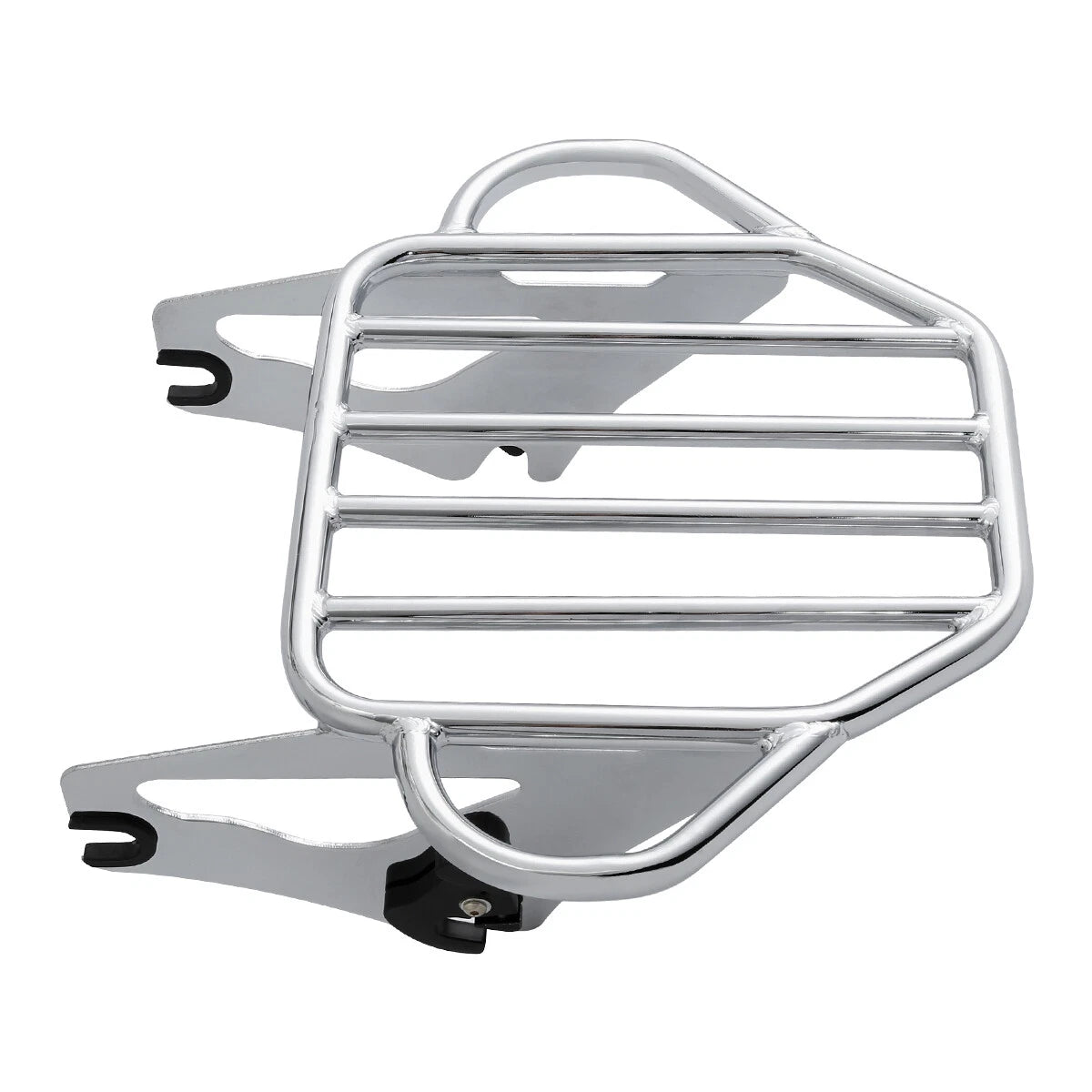 Chrome Luggage Rack Docking Kit for Harley Touring Road King (2009-2013)