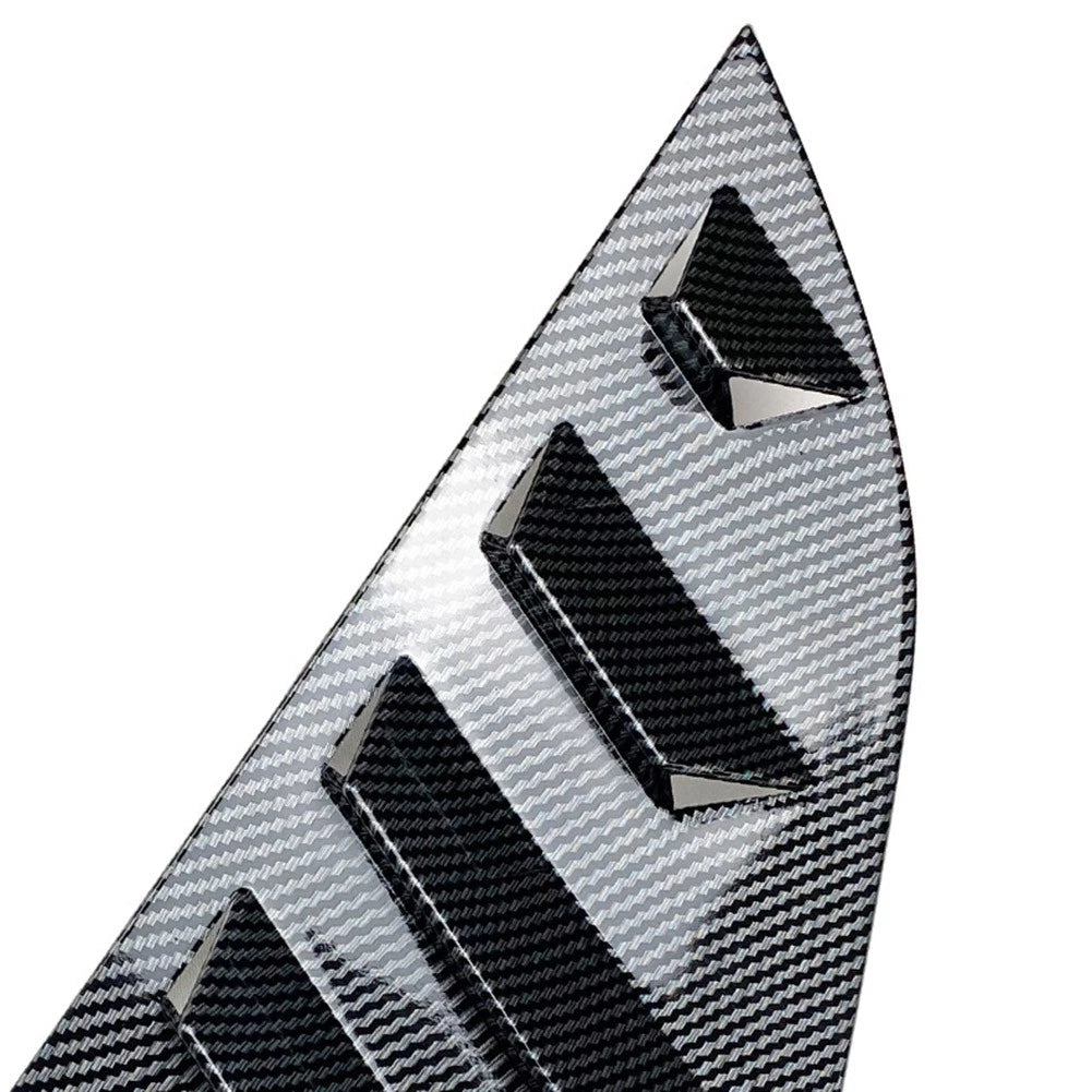 Rear Side Window Louver Vent Trim Covers 2 x for VW Polo MK6 (2018-Present)