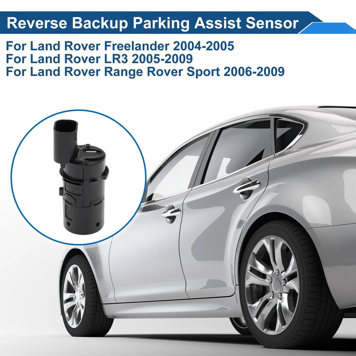 Reverse Backup Parking Sensor for Land Rover Freelander (2004-2005) Black