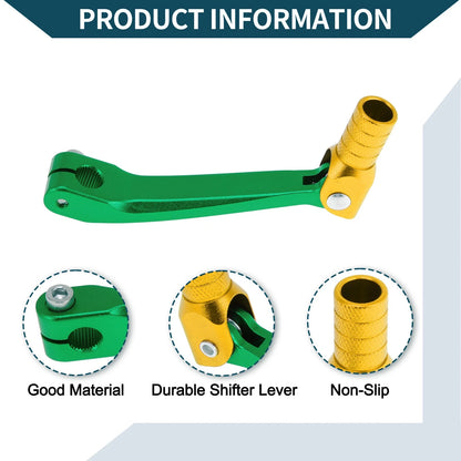 Motorcycle Gear Shifter Lever for Honda CRF150F (2003-2017) Green Gold