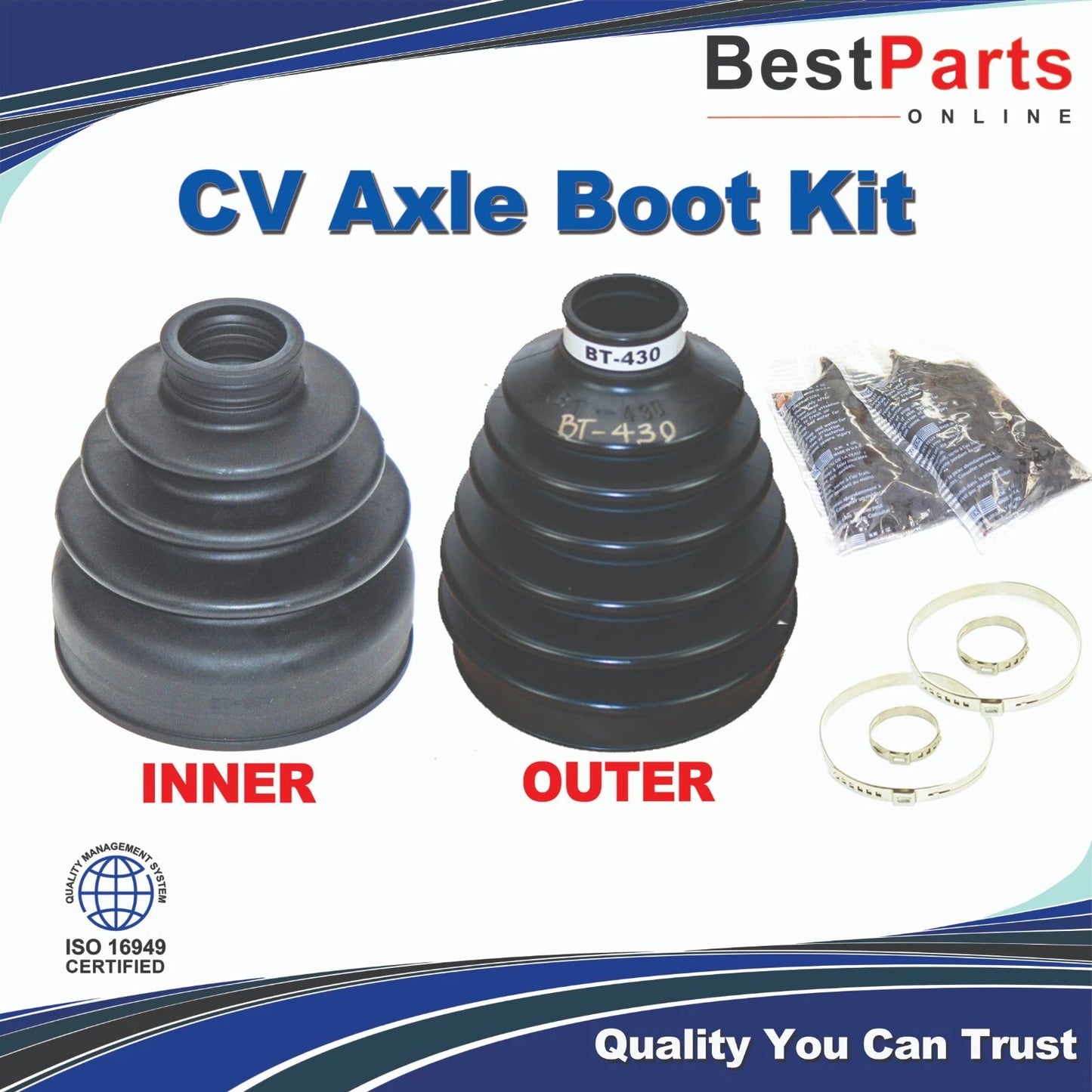 CV axle boot front for Mitsubishi Outlander (2008–2013)