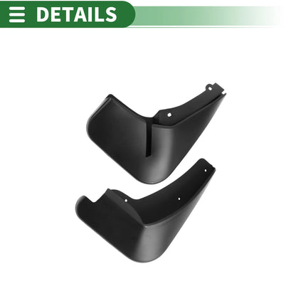 Mud Flaps Splash Guards for Ford Fiesta Saloon 2013-2018 with Mount Accessories