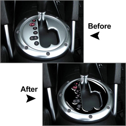 Center Console Gear Shift Panel Cover for Audi TT 2001-2006, Piano Black