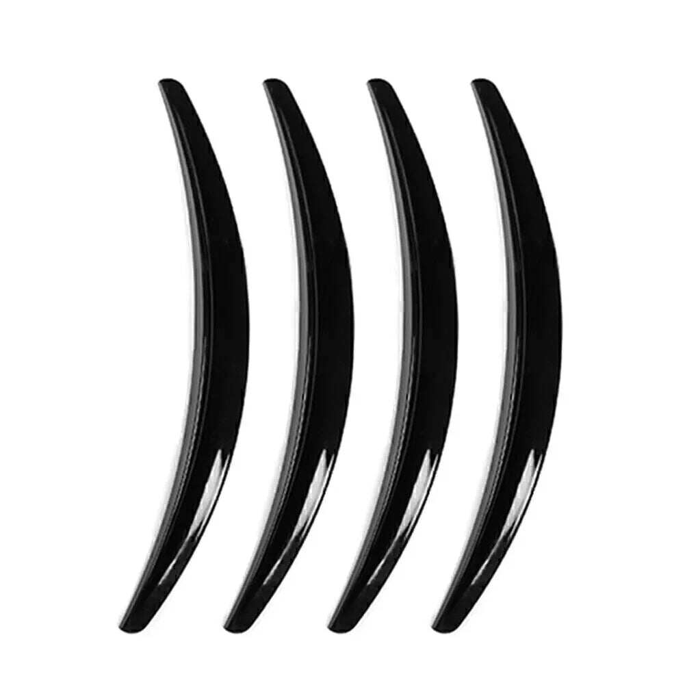 4 x Glossy Black Wheel Eyebrow Arch Trim for Car Fender Flares