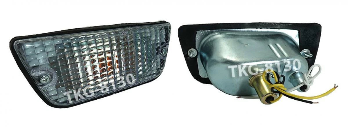 Clear Front Bumper Indicators  Light for Nissan Datsun 620 (1972-1979)